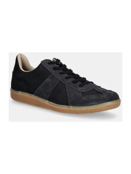 Sneakersy Novesta zamszowe czarne
