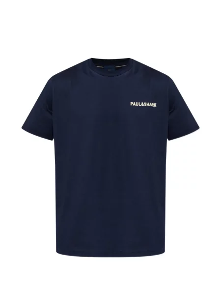 Tricou Paul & Shark cu autograf albastru