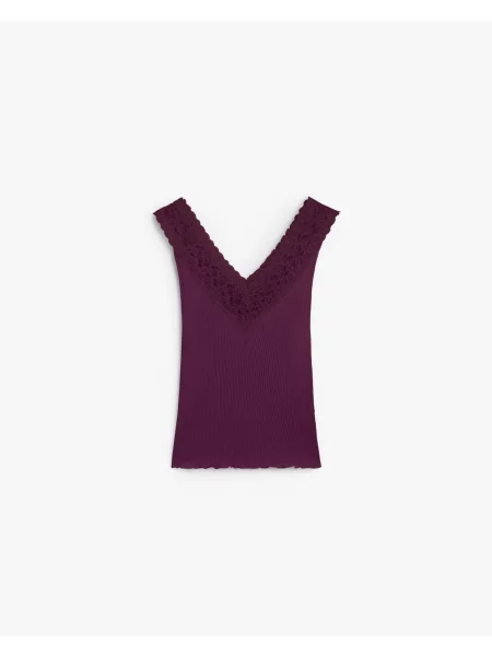 Scalpers Top burgundy roșu