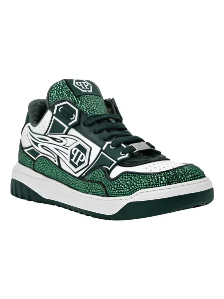 Sneakersy Philipp Plein zielone