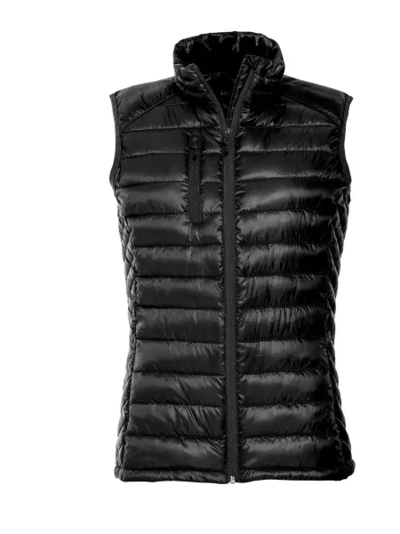Clique Hudson Vest — nowoczesna kamizelka z wypełnieniem udającym puch – czarna