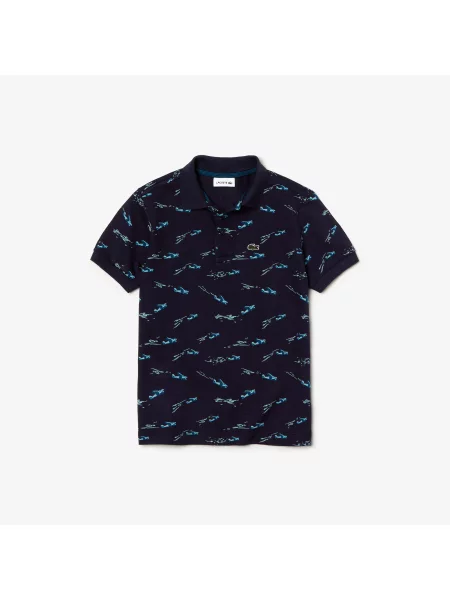 Lacoste поло синє