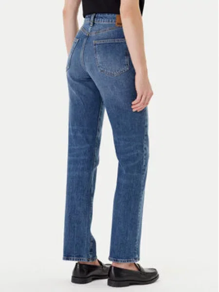 BOSS Jeans hlače Parkway modra