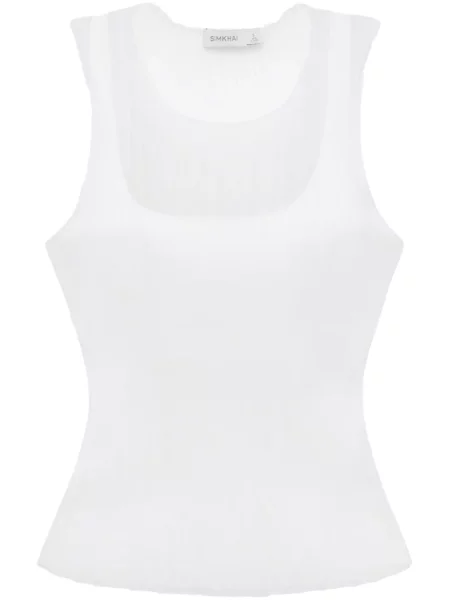 Przezroczysta podkoszulka Simkhai biała