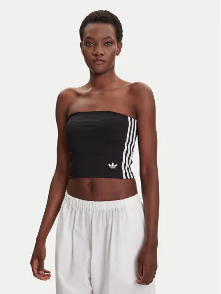 Топ Adidas Originals на райета черно