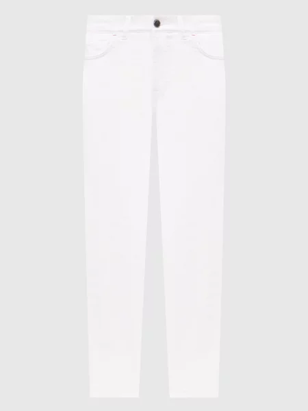 Джинси Chiaja з патчем логотипа Isaia білі