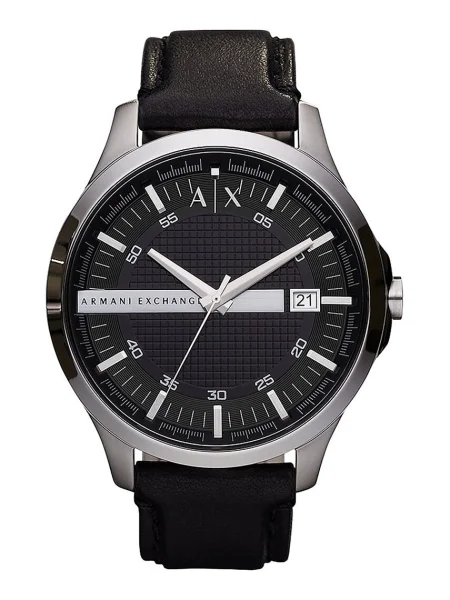 ARMANI EXCHANGE Ceas analogic / argintiu negru