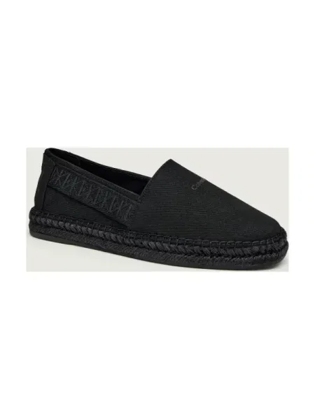 Calvin Klein Espadrile WEBBING CV negru