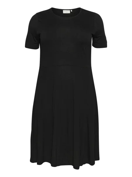 KAFFE CURVE Rochie Rachel' negru