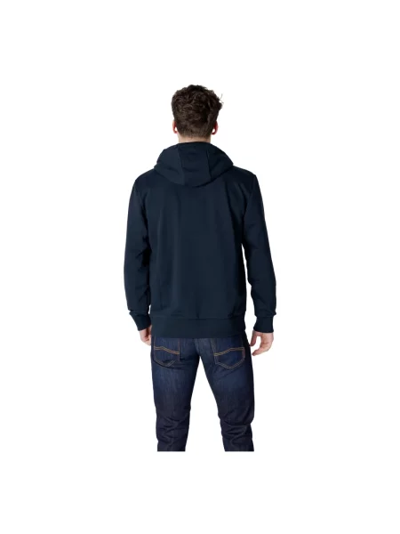 Sweter Colmar z kapturem niebieski