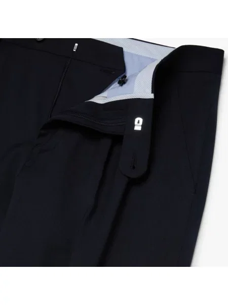 Spodnie Brooks Brothers wełniane niebieskie