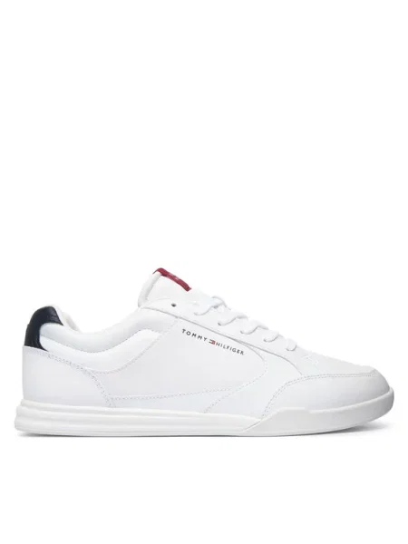 Tommy Hilfiger Sneakers Low Pro Cupsole Perf Leather alb