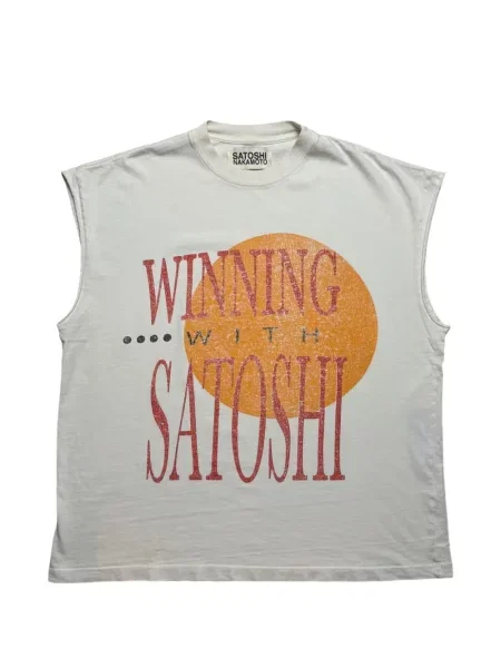 Tricou Satoshi Nakamoto fără mâneci
