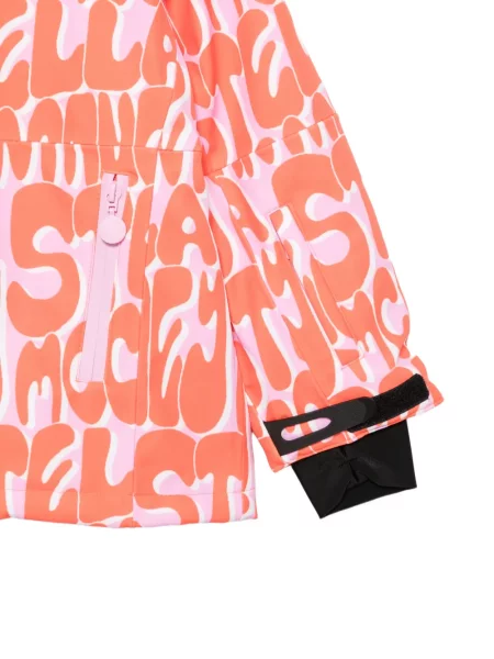 Kurtka dziecięca Stella Mccartney pomarańczowa