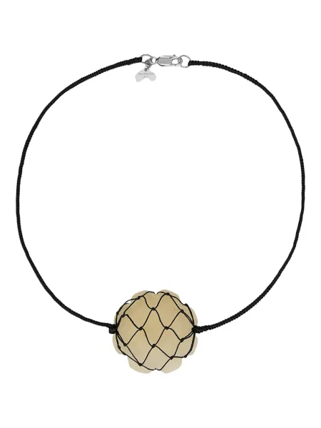 Naszyjnik Niccolò Pasqualetti w kwiatki czarny