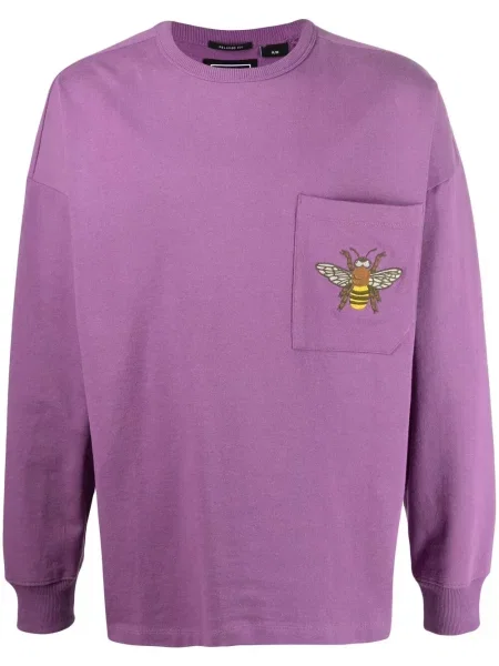 Hanorac Timberland cu broderie violet