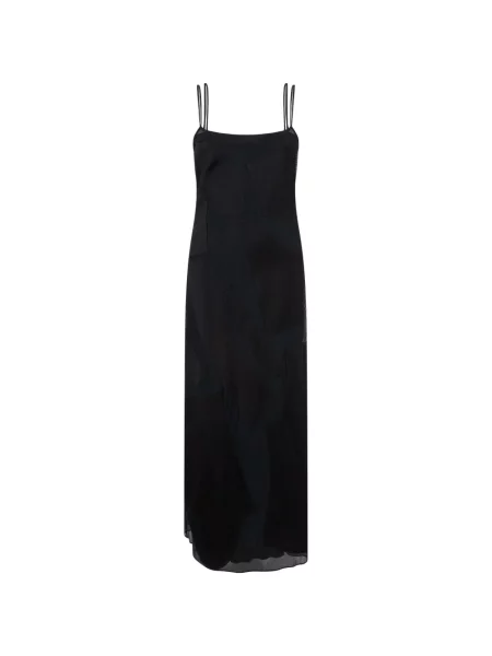 Rochie maxi Moschino plasă negru