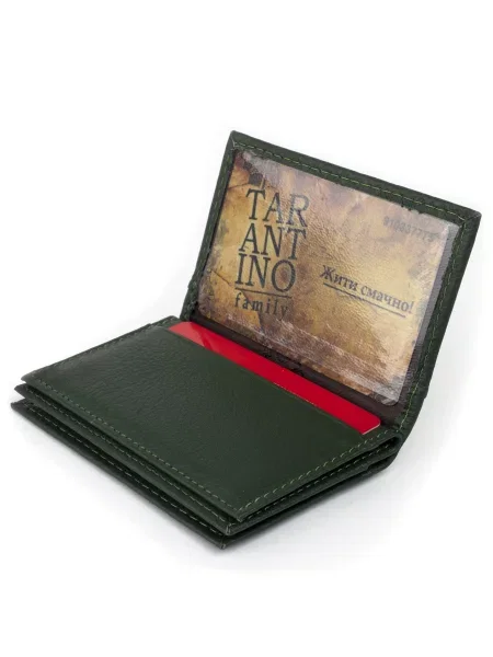 Кожаный кошелек St Leather Accessories зеленый