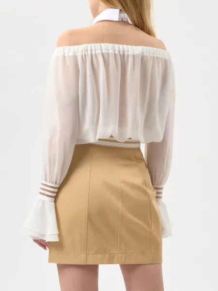 Блуза Elisabetta Franchi біла