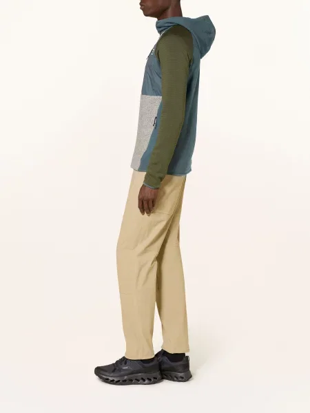 Ortovox Fleecová Mikina Gp Classic Knit / khaki / tmavě modrá šedá