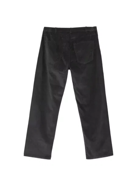 Cu centură pantaloni Private 0204 de catifea cord gri