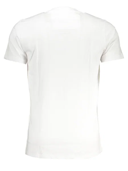 Tricou Cavalli Class scurt alb