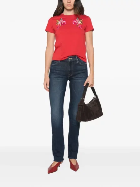 Tricou Kenzo cu model floral roșu