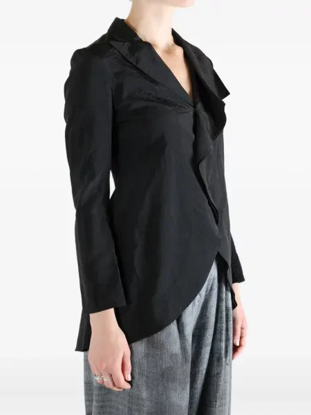 Geacă Yohji Yamamoto cu volane negru