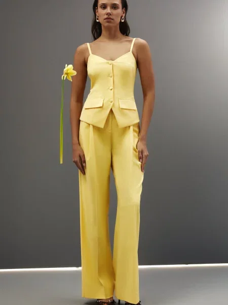 Штани палаццо Gepur жовтий