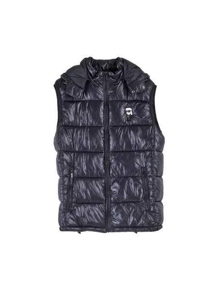 Lekka kamizelka puchowa Thom Browne czarna