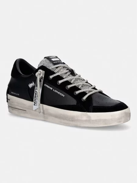 Crime London DELUXE WEDGE sneakers pentru femei din piele negru