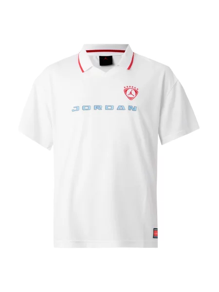 Jordan Tricou Brooklyn albastru deschis / roșu / negru alb