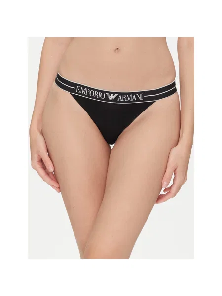 Emporio Armani Underwear Σετ 2 τεμάχια στρίνγκ μαύρο