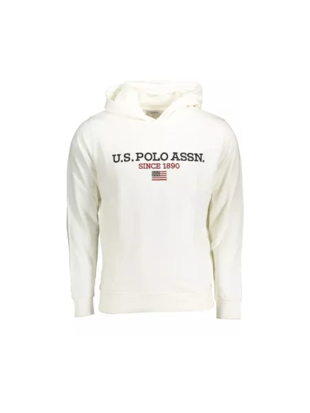 Bluza z kapturem U.s Polo Assn. z kapturem elegancka biała