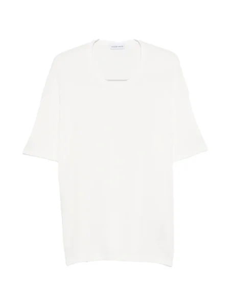 Tricou Maison Labiche tricotate alb