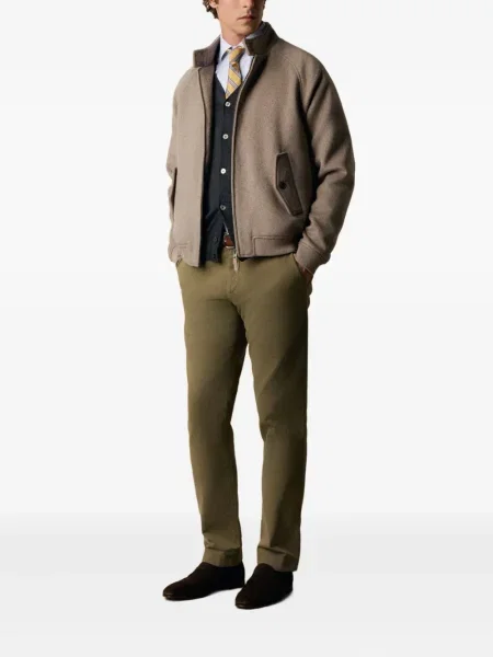 Gulerat cămașă Brooks Brothers cu dungi albastru