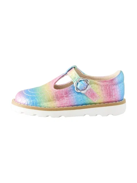 Next Balerini azuriu / neon / roz galben