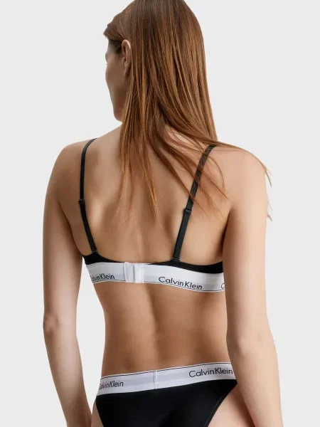 Без подкладки бюстгальтер Calvin Klein черный