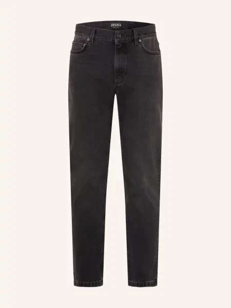 Zegna Jeansy O Kroju Slim Fit grau