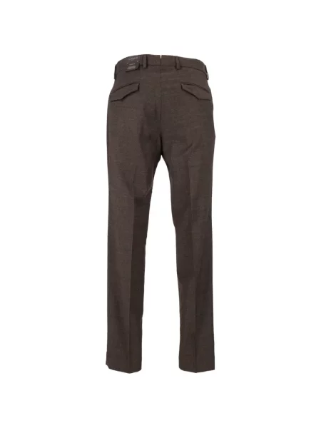 Pantaloni Incotex de lână maro