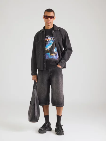 JACK & JONES Tričko JORBAND svetlofialová / oranžová / čierna biela