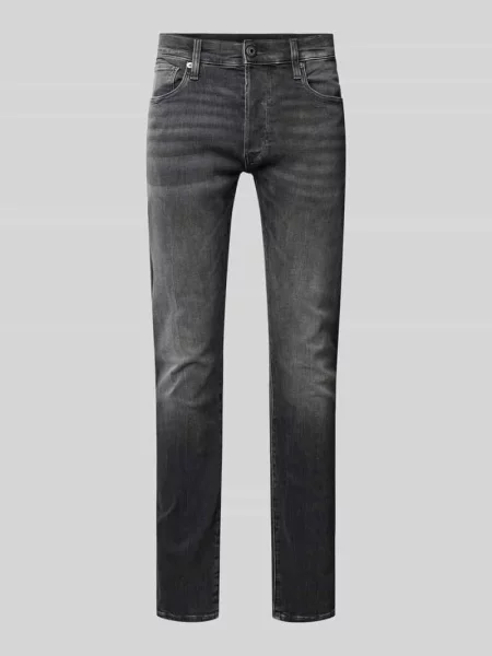 Jeansy o kroju slim fit z 5 G-star Raw czarne