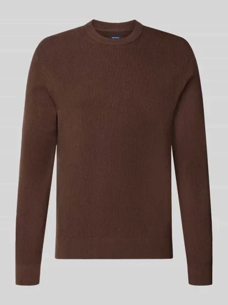 Sweter z dzianiny z mieszanka bawełny w kroju regular fit Mcneal