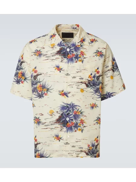 Srajca Prada s cvetličnim vzorcem