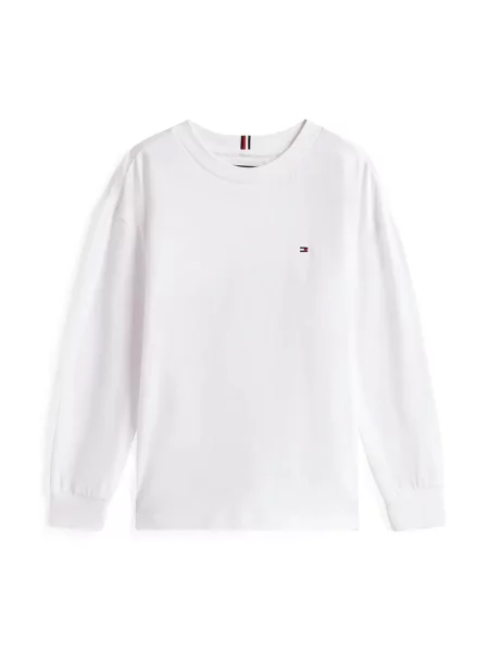 Tommy Hilfiger Tričko s dlhým rukávom biela