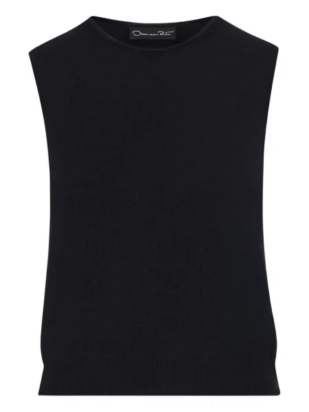 Top Oscar De La Renta albastru