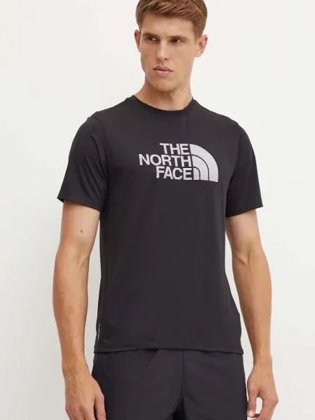 Спортна тениска The North Face Easy с изчистен дизайн черно