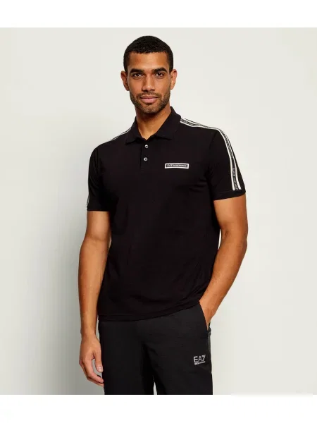 Tricou polo Ea7 negru