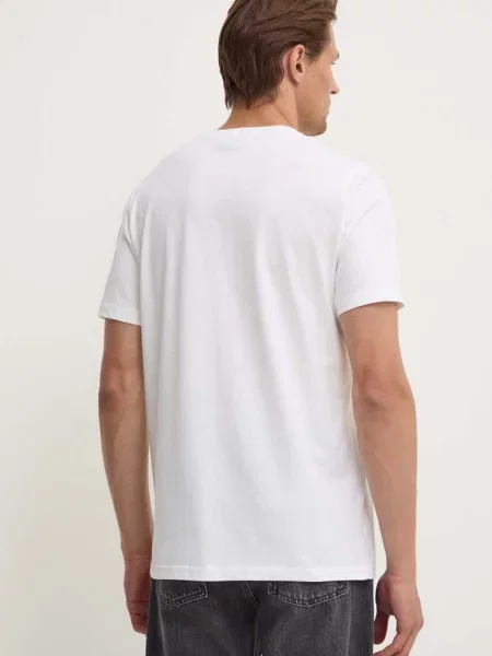 Tričko PS Paul Smith s potiskem bílá