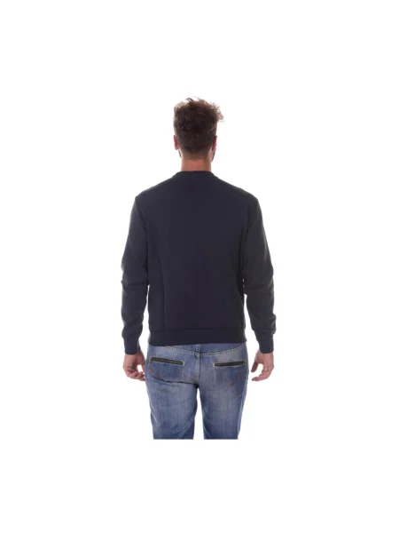 Bluza z kapturem Armani Jeans z kapturem niebieska